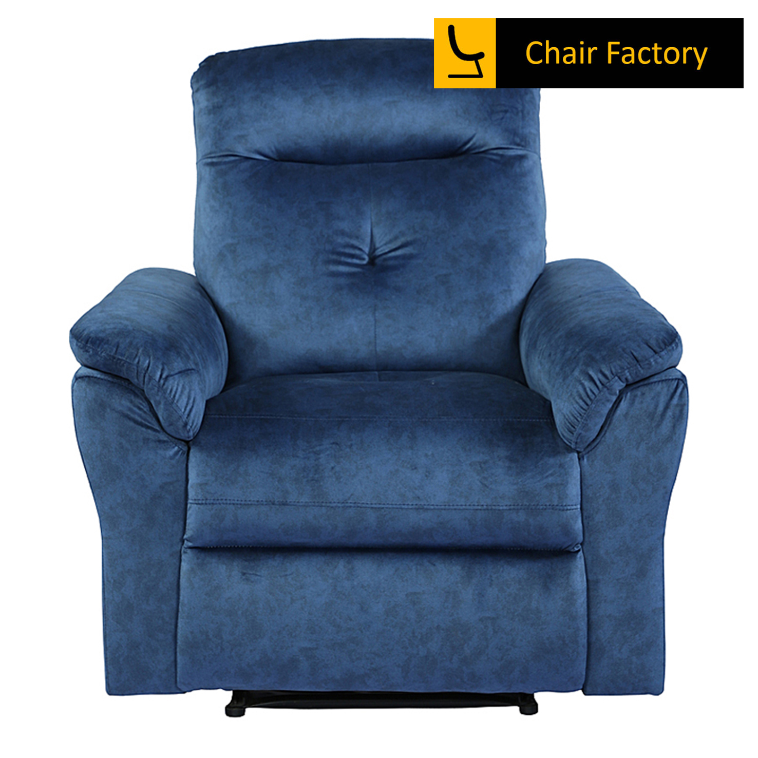 Siracusa Blue Recliner Chair with Soft Padding & Lumbar Support For